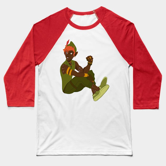 Never grow up Baseball T-Shirt by Visions_live